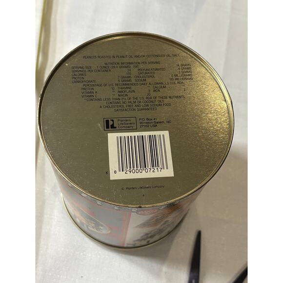 Vintage Planters Peanuts Collectible Tin (1989) - Picture 7 of 7